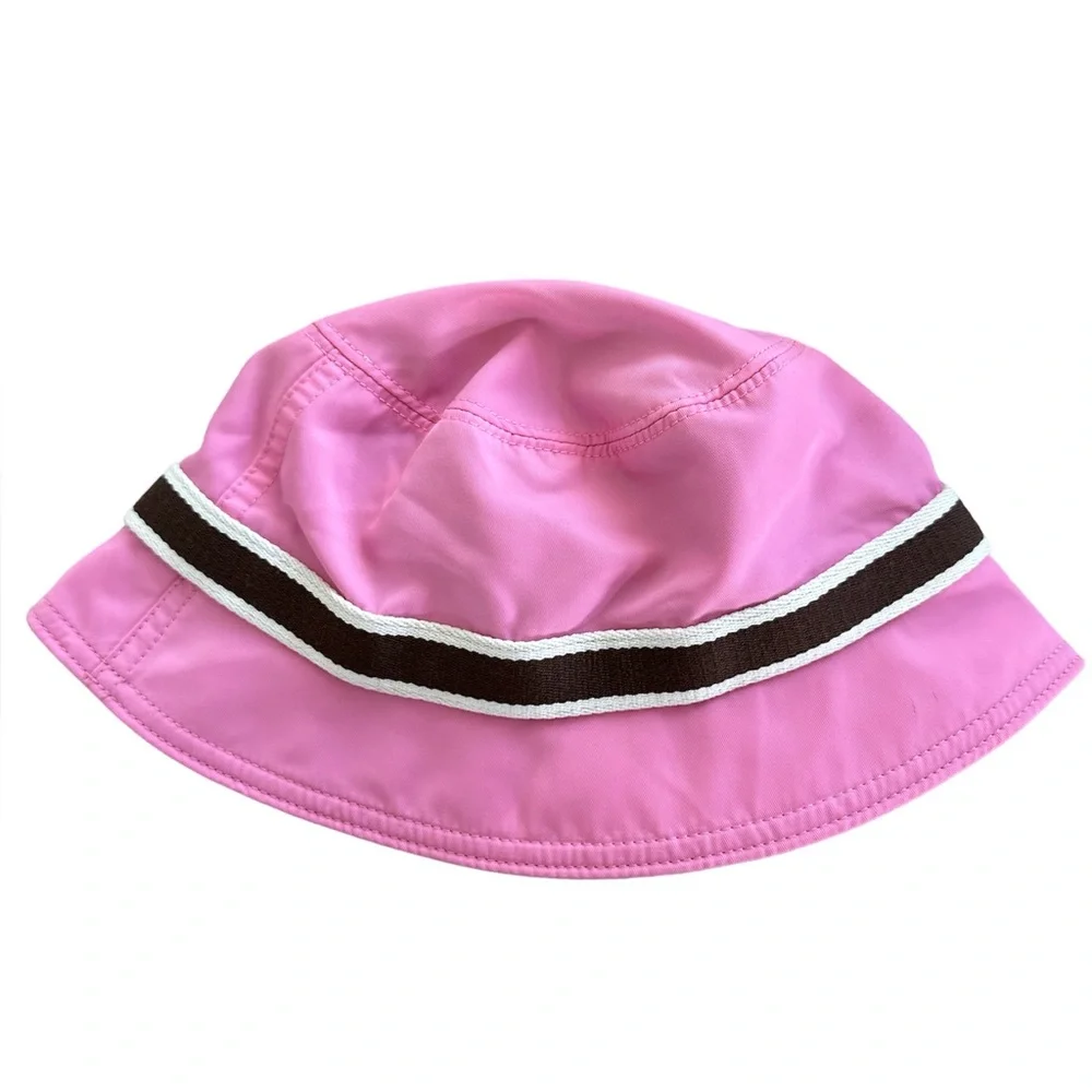 Pink Coach Bucket Hat with Green Accents - Picture 4 of 5